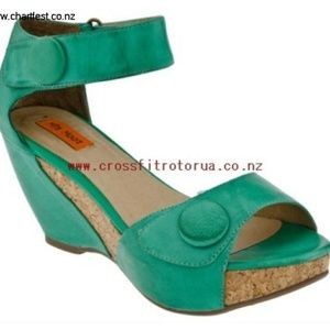 Miz Mooz Green sandals/wedges